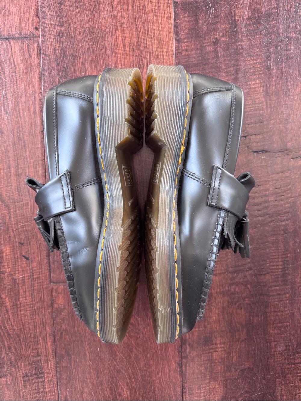 Dr. Martens Men’s Black Leather Adrian Loafers - Size 8